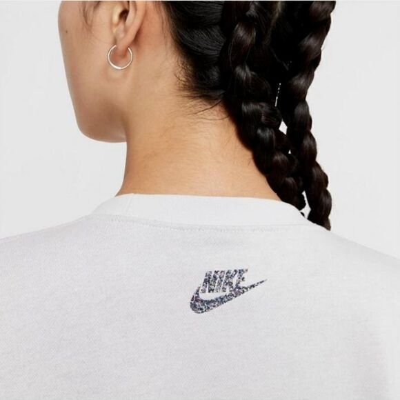 Nike Sportswear NSW Fleece Dress Platinum Gray New - Picture 14 of 14